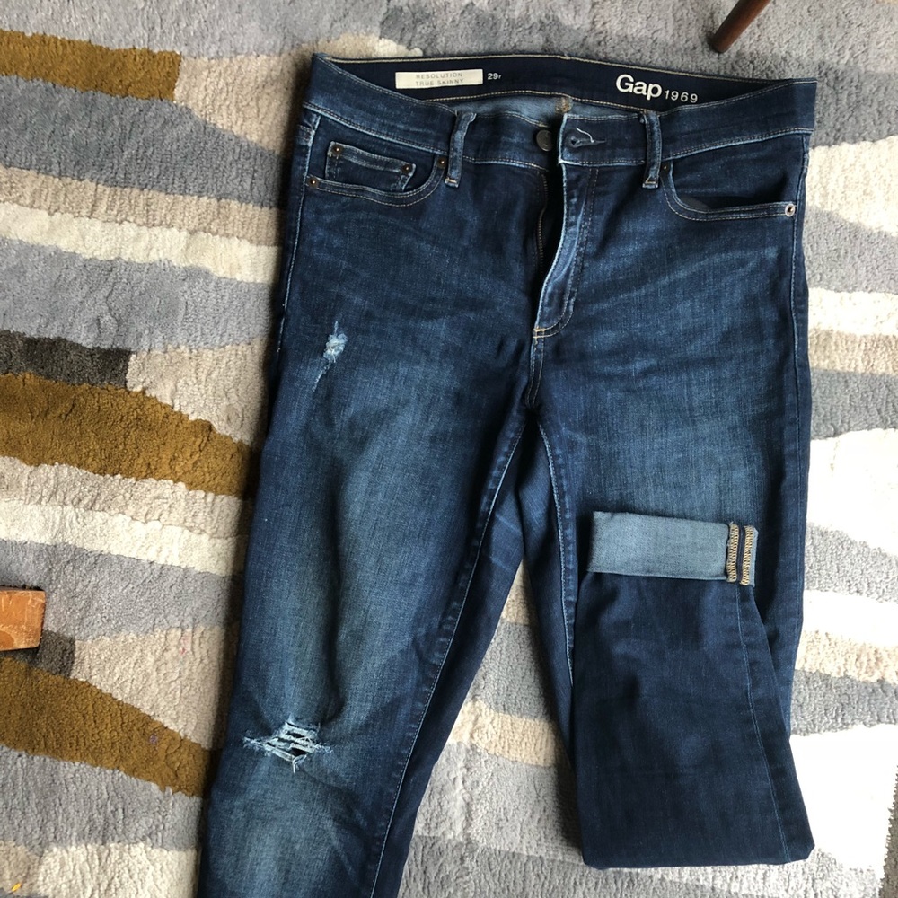 Gap “resolution” true skinny jeans